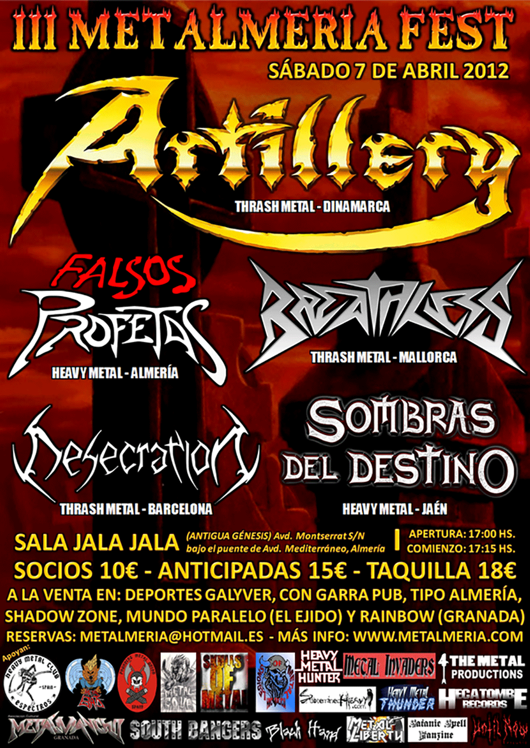 III METALMERIA - Cartel definitivo