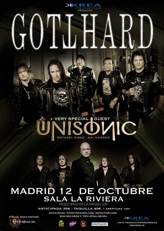 Cartel Gotthard Unisonic LOW