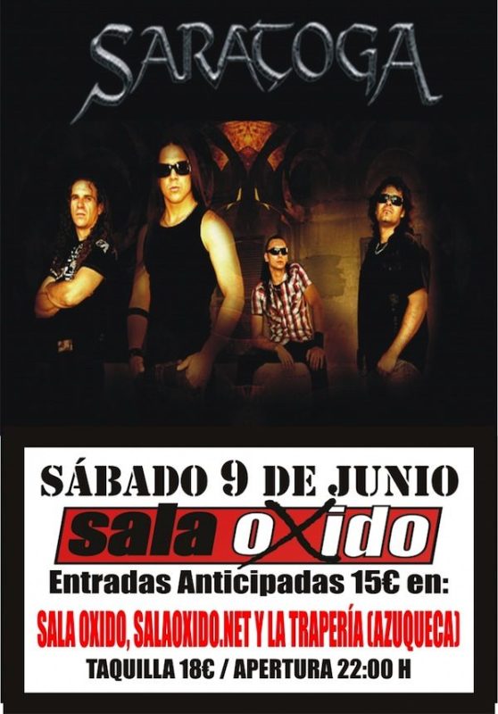 SARATOGA SALA OXIDO 2012
