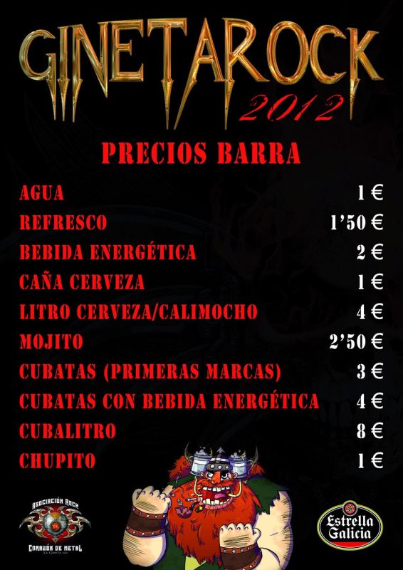 Precios Gineta 12b