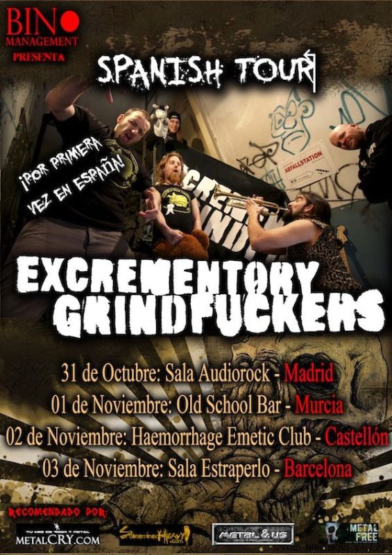Excrementory GrindFuckers - Spanish Tour 2012