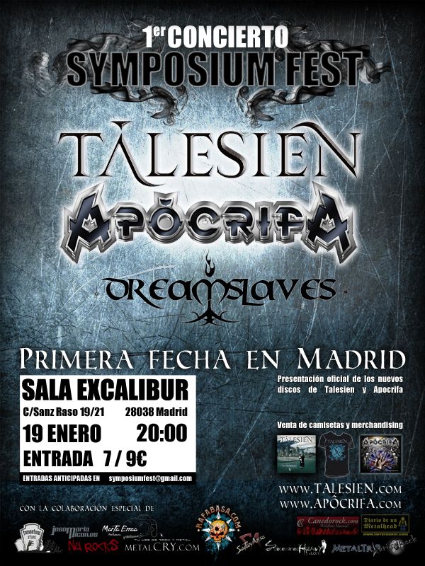 symposium fest - Cartel MADRID