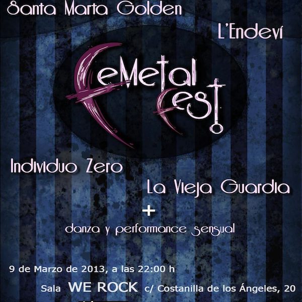 FEMETAL FEST - CARTEL DEFINITIVO