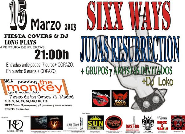 festival de versiones SIXX WAYS