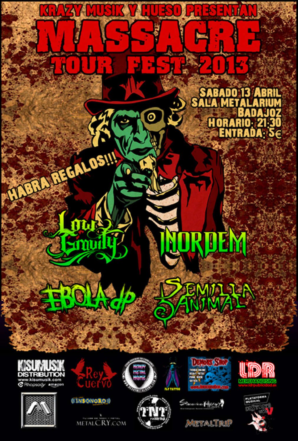 cartel_badajoz MASSACRE TOUR FEST