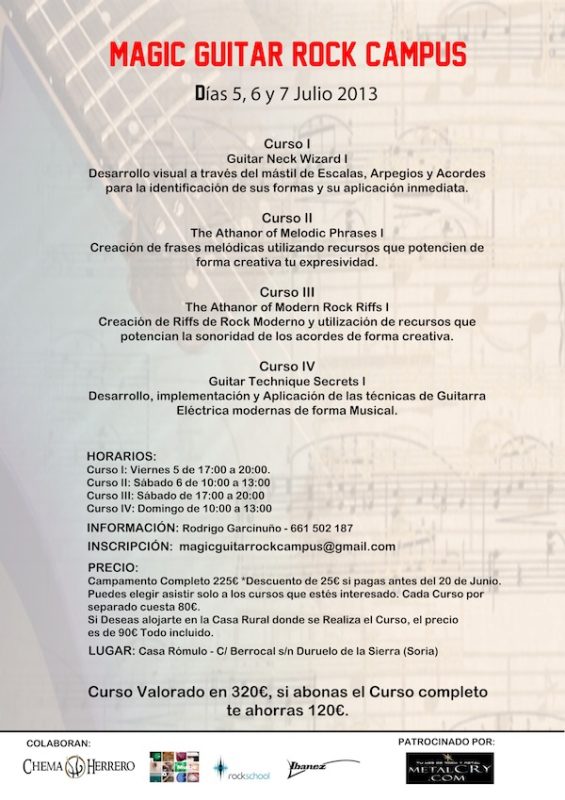 Cartel Guitar Campus-metalcry