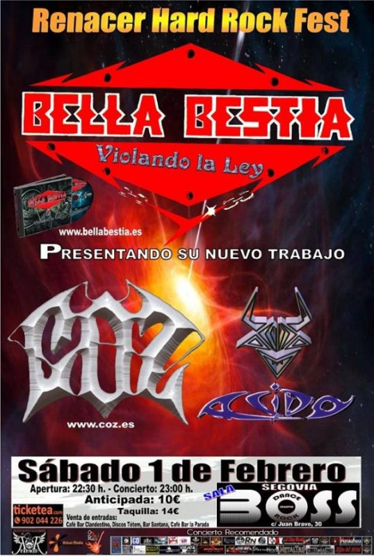 BellaBestia_Segovia_1-2-14_Cartel
