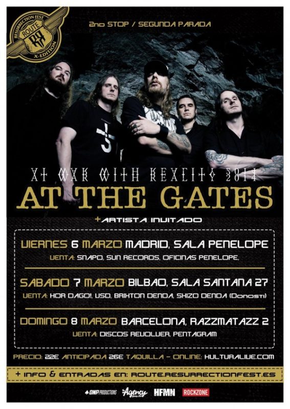 At the Gates Gira 2015
