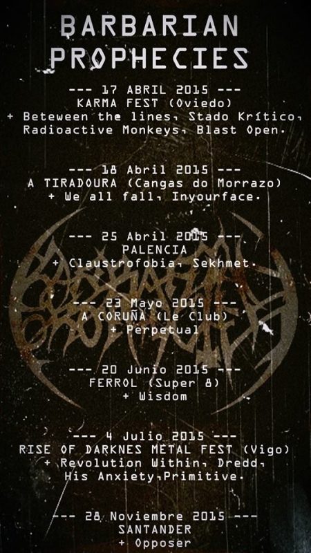 BARBARIANPROPHECIEStour