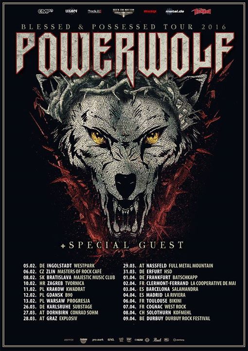 POWERWOLFeuropeantour