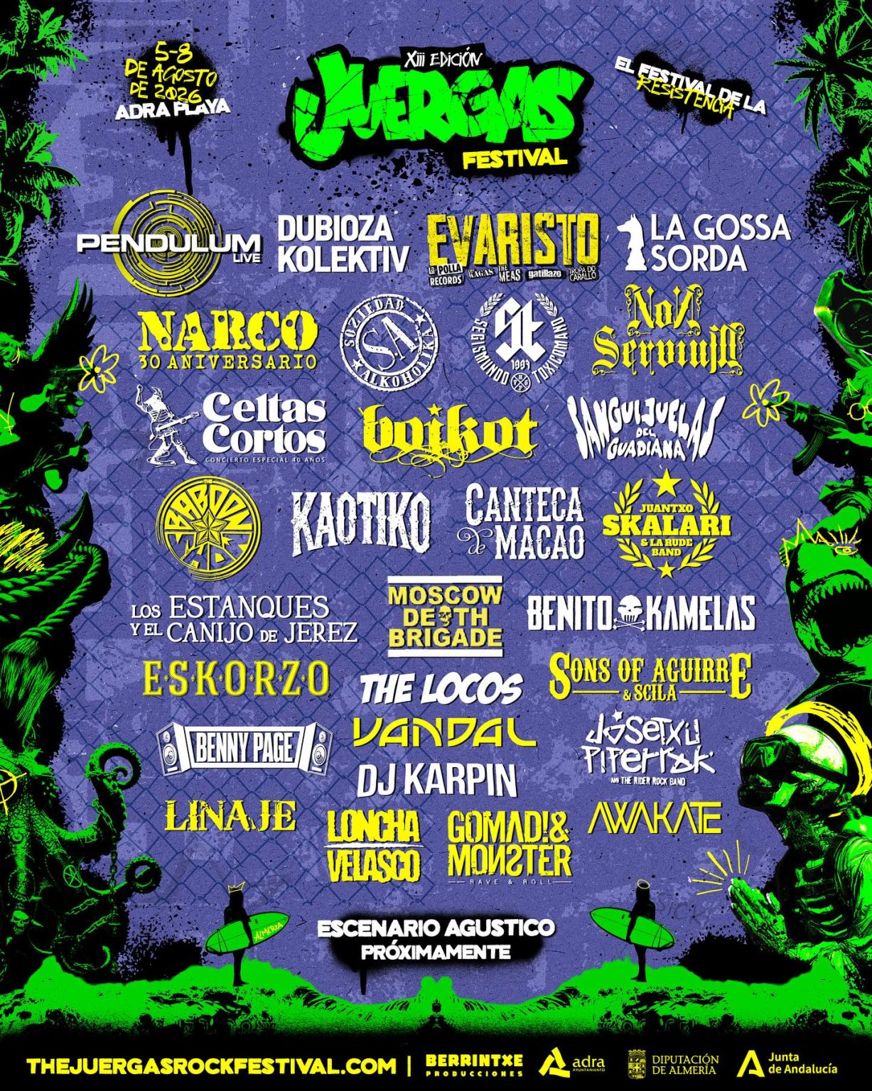 The Juergas Rock Festival desvela su cartel completo para 2026 ...